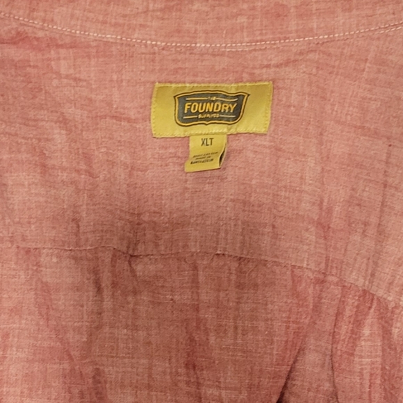 Salmon button up shirt - Picture 2 of 2